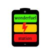 wonderfuel station Logo
