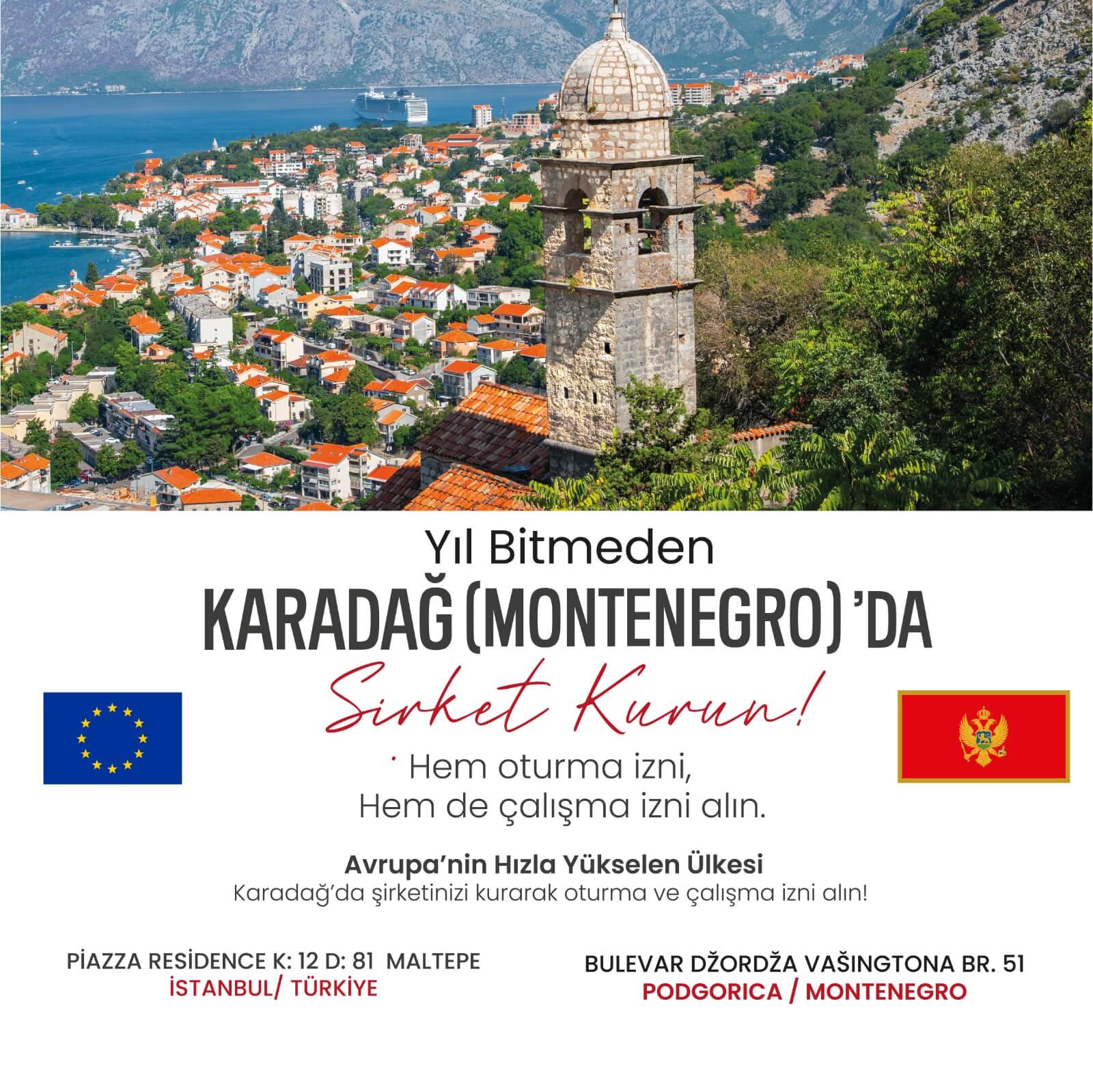 Karadağ'da Yatırım Teklif